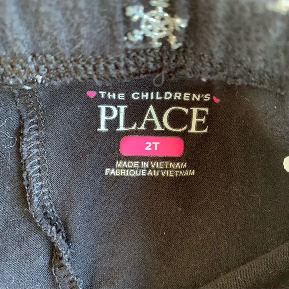 3/$10 CHILDREN’S PLACE Toddler girl snowflake leggings 2T - Picture 3 of 3